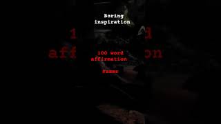 100 words affirmation asmr relaxing inspiration [upl. by Atsyrk546]