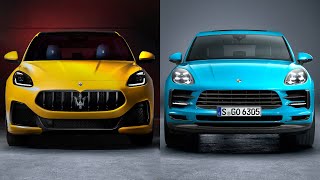 2023 Maserati Grecale vs Porsche Macan [upl. by Lukin]