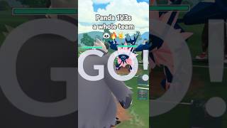 PANGORO 1V3s whole team🦾 pokemongobattleleague gobattleleague gobattle masterleague [upl. by Onstad]