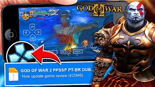 GOD OF WAR 2 PARA PPSSPP EM PORTUGUÊS NO CELULAR amp PSP ATUALIZAÇÃO REVIEW 2024 [upl. by Gaston]