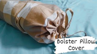 How To Make a Bolster Pillow Cover I DIY Bolster Pillow I Sewing Beginner I Sewing Ideas [upl. by Moth]