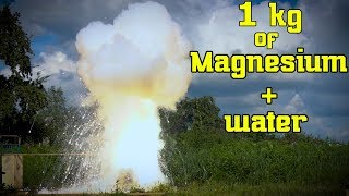 How not to extinguish a magnesium fire [upl. by Anomis292]