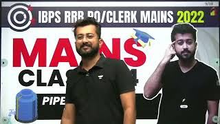 Mains Class 04  Pipes amp Cistern Based DI  IBPS RRB PO amp Clerk Mains 2024  Quant By Aashish Arora [upl. by Koran776]