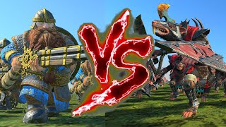 Thunderers Grudgerakers VS Stormvermin Swords amp Shields Total War Warhammer 3 [upl. by Alitha]