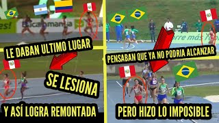 DOBLE Gran HAZAÑA en ATLETISMO daban ultimo lugar y con Lesión logra MEDALLA a PERÚ [upl. by Anawik]