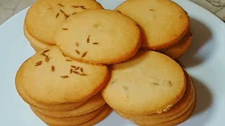 Zeera Biscuit Recipe  Biscuit Recipe without oven  Homemade Biscuit Recipe FoodfusionPk [upl. by Seiter]