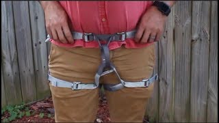 Climbing Harness Mistakes  Beginner Climbing [upl. by Amsirahc36]