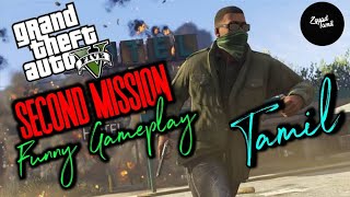 GTA V  Second Mission Funny Gameplay 🤣 [upl. by Celik293]