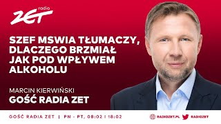 Marcin Kierwiński był pod wpływem Szef MSWiA pojechał na badanie do szpitala [upl. by Correna]