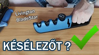 Livington BladeStar késélező teszt [upl. by Lienad459]