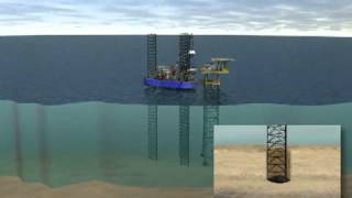 Animazione CGI piattaforme petrolifere Rig [upl. by Semela]