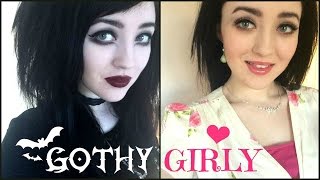 Gothy to Girly Transformation [upl. by Spense]