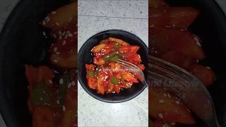 Tasty tasty 🤤😋 chilipotato recipe fastfood foodie shortvideo [upl. by Draned]