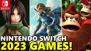 ALL Rumored amp Confirmed Nintendo Switch 1stParty Games in 2023 [upl. by Ennairac]