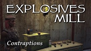 Explosives Mill Showcase Contraptions DLC FALLOUT 4  PS4 [upl. by Flaherty622]