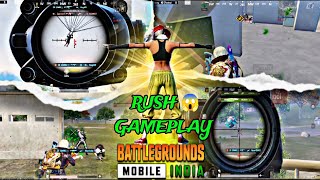 MY NEW RUSH  GAMEPLAY GOD LEVEL M24 1V8 CONQUEROR LOBBY 😱 MY SMART PHONE📱 REDMIK50 bgmi [upl. by Neyud799]