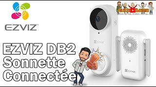 La doorbell DB2 2K la sonnette connecté selon EZVIZ [upl. by Nnyleak]