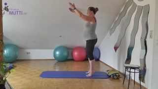 HappyBauch 9  Pilates für Schwangere 2 und 3 Trimester  KOMPLETTWORKOUT by Fitnessmutti [upl. by Iverson]