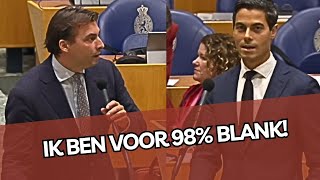 Jetten maakt Baudet uit voor immigrant maar Baudet bijt terug Ik ben voor 98 BLANK [upl. by Enna]