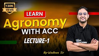 FREE CLASSES Agronomy1 Bilingual I Classification of CropsI  Agri Coaching Chandigarh [upl. by Assiralk]