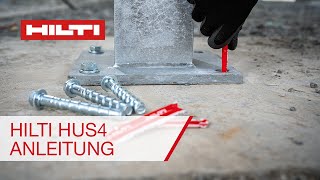 Hilti HUS4 Verbundanker  Anleitung [upl. by Onairot]