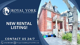 2 BED 1 BATH  MULTI UNIT  ABOVE GROUND FOR RENT  265 ARLINGTON AVENUE OTTAWA ONTARIO [upl. by Adlai]