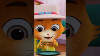 Meow Meow Billi Karti Hindi Nursery Rhymes shorts animalsong balgeet entertainment [upl. by Neetsuj]