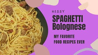 SPAGHETTI BOLOGNESE MenchieMixchannel [upl. by Hadley]