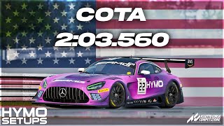 ACC Hotlap  Mercedes AMG GT3 EVO  COTA  v1102  Assetto Corsa Competizione [upl. by Trebla732]