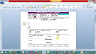 Modelo de Ficha Sesión de Entrenamiento de un Equipo de Fútbol confeccionada con WORD [upl. by Ydisac196]