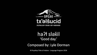 SONG haÊ”Å‚ slÉ™xÌŒil  Lyle Dorman [upl. by Ainomar]