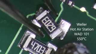 Rework  SMD Resistor 6K2 3 025W TK100 with the size 1206 [upl. by Ysnap224]