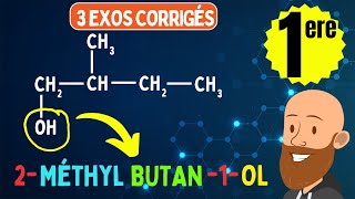 Nomenclature des alcools  3 niveaux de difficulté  première physique chimie [upl. by Alecram304]