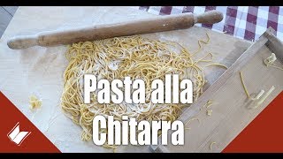 Ricetta Pasta alla Chitarra fatta in casa [upl. by Ahseekan140]