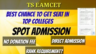 Spot Admission 2023 Full details  College fee Details for Spot Admission  Do you get scholarship [upl. by Nitsrik566]