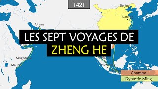 Les sept voyages de Zheng He  Résumé sur cartes [upl. by Anagnos473]