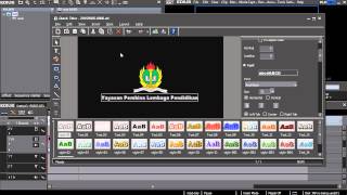 Belajar Edius 15  Import Logo pada Video dan Mengaturnya [upl. by Lorrac]