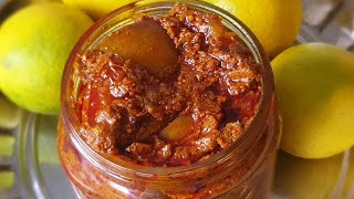 எலுமிச்சம்பழ ஊறுகாய்  lime pickle recipe in Tamil  lime pickle with Eng sub  lemon pickle [upl. by Gaskin67]