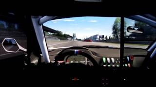 Assetto Corsa im Rennsimulator 180cm Surround Display kurtz angespielt [upl. by Atnes92]