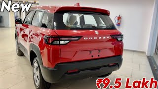 New Maruti Suzuki Brezza 2025 SUV  Latest FeaturesNew Interiors BASE MODEL  Detailed Review 2025 [upl. by Aknaib]