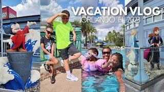 FAMILY VACATION VLOG Orlando FL Trip Disney Springs Pirate Adventure Dinner Show [upl. by Arielle]