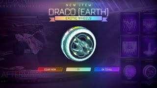 I GOT THE NEW DRACO EARTH WHEELS IN ROCKET LEAGUE  BEST WHEELS [upl. by Liatnahs]