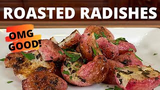 You Will LOVE These Roasted Radishes  Low Carb Recipe [upl. by Oettam]