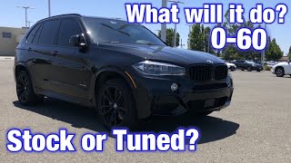 How Fast is the X5 50i Dragy 060 amp 14 mile [upl. by Omar]