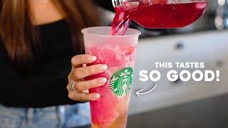 ICED STARBUCKS DRINKS you can make AT HOME [upl. by Ailadi]