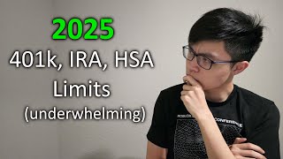 The 2025 IRS Retirement Account Contribution Updates Werent Great [upl. by Lemmie]