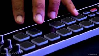 Samson Graphite MD13 mini drum pad USB MIDI controller overview with Kenneth Crouch [upl. by Ellecrag]