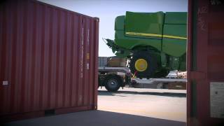 Haulmark Widener with John Deere S680 [upl. by Lavella]