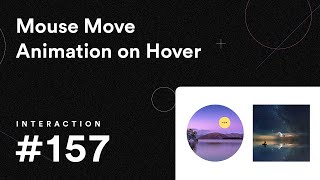 Mouse Move Animation On Hover in Webflow  Interaction 157 [upl. by Ruffo90]