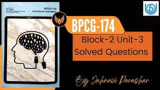 BPCG174 Block2 Unit3 QA Explained in points [upl. by Mame]